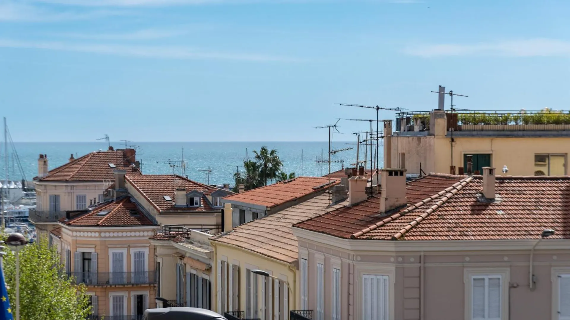 Grand Studio Centre-Ville Cannes Apercu Mer
