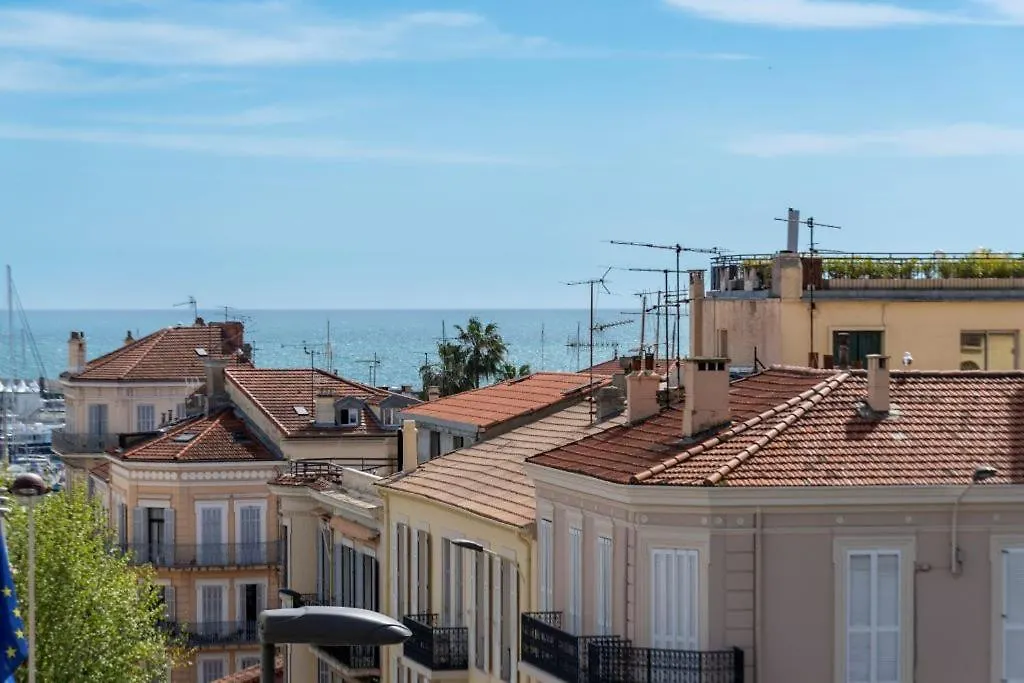 Apartment Grand Studio Centre-Ville Cannes Apercu Mer France